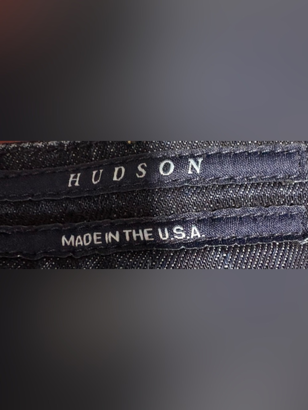 Hudson Women's Dark Blue Straight Jeans - Picture 3 of 5
